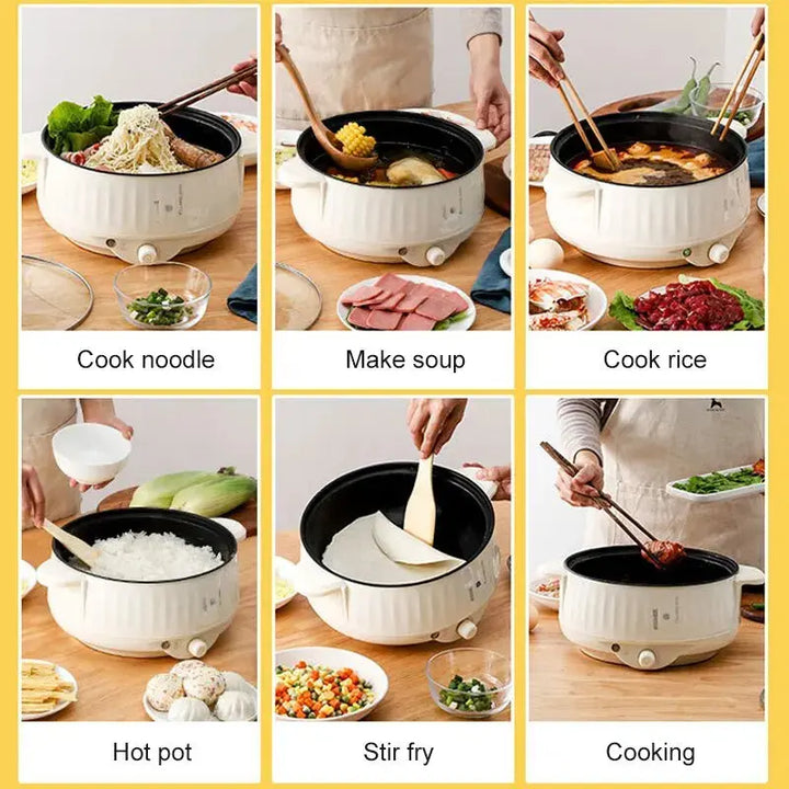 220V Multi Cookers Single/Double Layer Electric Pot 1-2 People Household Non-stick Pan Hot Pot Rice Cooker Cooking Appliances Trendzz Store